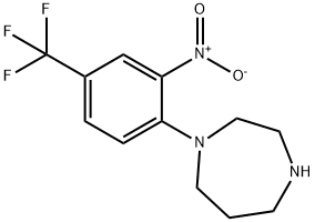 1-[2-NITRO-4-(TRIFLUOROMETHYL)PHENYL]-1,4-DIAZEPANE Structure