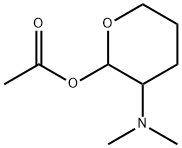 Tetrahydro-3-(dimethylamino)-2H-pyran-2-ol acetate (ester) Structure