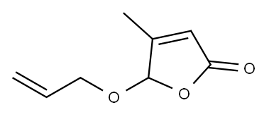 2(5H)-Furanone, 4-methyl-5-(2-propenyloxy)- (9CI) 구조식 이미지