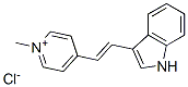 4-[2-(1H-indol-3-yl)vinyl]-1-methylpyridinium chloride Structure