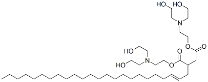 bis[2-[bis(2-hydroxyethyl)amino]ethyl] 2-tetracosenylsuccinate Structure