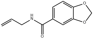 N-Allyl-3,4-(methylenedioxy)benzamide Structure