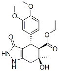 ethyl (4S,5R,6S)-4-(3,4-dimethoxyphenyl)-6-hydroxy-6-methyl-3-oxo-2,4, 5,7-tetrahydro-1H-indazole-5-carboxylate Structure