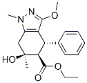 ethyl (4S,5R,6S)-6-hydroxy-3-methoxy-1,6-dimethyl-4-phenyl-5,7-dihydro -4H-indazole-5-carboxylate 구조식 이미지