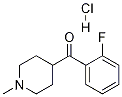 (2-플루오로페닐)(1-메틸-4-피페리디닐)-메탄온염산염 구조식 이미지