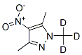 1H-Pyrazole,  3,5-dimethyl-1-(methyl-d3)-4-nitro-  (9CI) Structure
