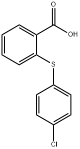 2-(4-chlorophenylthio)benzoic acid  Structure