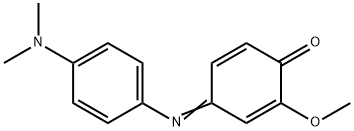 4-[(p-디메틸아미노페닐)이미노]-2-메톡시-2,5-시클로헥사디엔-1-온 구조식 이미지