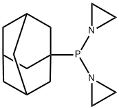 N,N'-bis(ethylene)-P-(1-adamantyl)phosphonic diamide 구조식 이미지