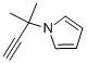 1H-Pyrrole,1-(1,1-dimethyl-2-propynyl)-(9CI) Structure
