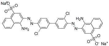 6470-31-1 disodium 3,3'-[(3,3'-dichloro[1,1'-biphenyl]-4,4'-diyl)bis(azo)]bis(4-aminonaphthalene-1-sulphonate) 