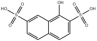 1-나프톨-2,7-디술폰산 구조식 이미지