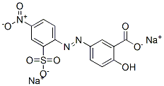 disodium 5-[(4-nitro-2-sulphonatophenyl)azo]salicylate  구조식 이미지
