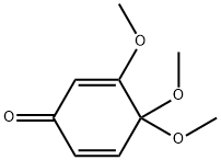 3,4,4-TRIMETHOXY-2,5-CYCLOHEXADIEN-1-ONE Structure