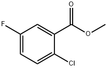 Methyl 2-chloro-5-fluorobenzoate 구조식 이미지