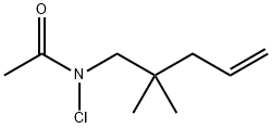아세트아미드,N-클로로-N-(2,2-디메틸-4-펜테닐)-(9CI) 구조식 이미지