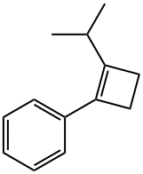 Benzene, [2-(1-methylethyl)-1-cyclobuten-1-yl]- (9CI) Structure