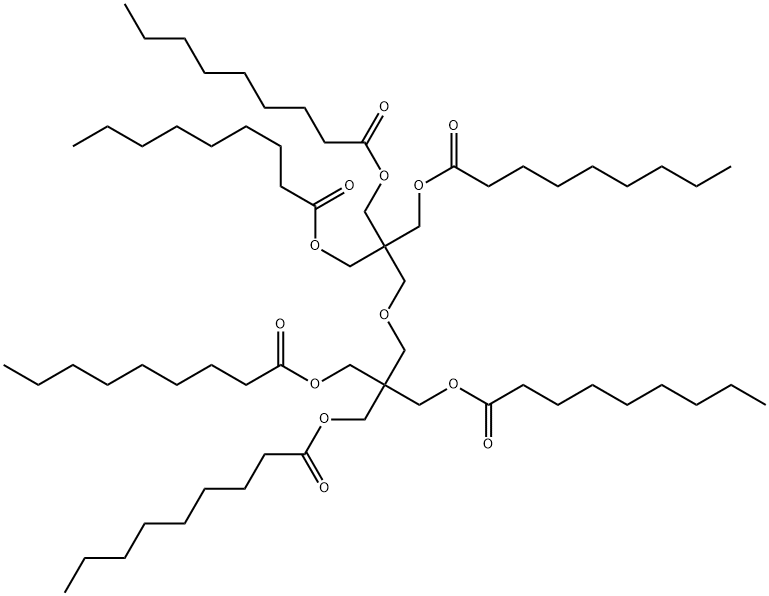 2,2'-[Oxybis(methylene)]bis[2-[(nonanoyloxy)methyl]-1,3-propanediol dinonanoate] 구조식 이미지