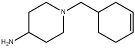 1-CYCLOHEX-3-ENYLMETHYL-PIPERIDIN-4-YLAMINE Structure