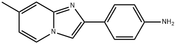 4-(7-메틸리미다조[1,2-A]피리딘-2-YL)아닐린 구조식 이미지
