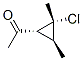 Ethanone, 1-(2-chloro-2,3-dimethylcyclopropyl)-, (1alpha,2beta,3beta)- (9CI) 구조식 이미지