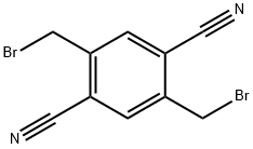 2,5-bis(bromomethyl)-1,4-Benzenedicarbonitrile Structure