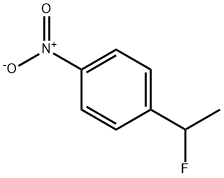 Benzene,  1-(1-fluoroethyl)-4-nitro- Structure