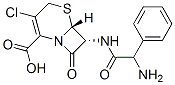 [6R-(6alpha,7beta)]-7-(aminophenylacetamido)-3-chloro-8-oxo-5-thia-1-azabicyclo[4.2.0]oct-2-ene-2-carboxylic acid 구조식 이미지