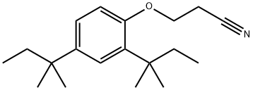 β-(2,4-Di-t-amylphenoxy)propionitrile 구조식 이미지