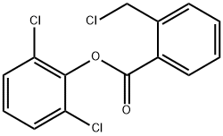 2,6-DICHLOROPHENYL 2-(CHLOROMETHYL)BENZOATE Structure