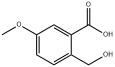 Benzoic acid, 2-(hydroxyMethyl)-5-Methoxy- 구조식 이미지