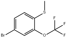 4-BroMo-2-(trifluoroMethoxy)thioanisole Structure