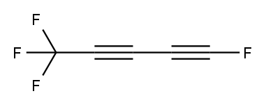 1,5,5,5-Tetrafluoro-1,3-pentadiyne 구조식 이미지