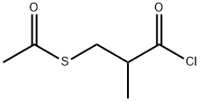 S-(3-chloro-2-methyl-3-oxopropyl) ethanethioate Structure