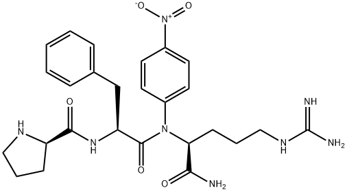 prolyl-phenylalanyl-arginine-4-nitroanilide Structure