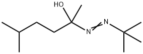 2-(tert-butylazo)-5-methylhexan-2-ol Structure