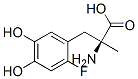 (2S)-2-amino-3-(2-fluoro-4,5-dihydroxy-phenyl)-2-methyl-propanoic acid Structure