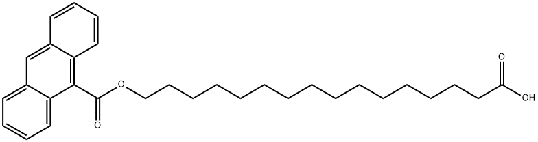 16-(9-ANTHROYLOXY)PALMITIC ACID Structure