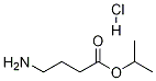 Butanoic acid, 4-aMino-, 1-Methylethyl ester, hydrochloride Structure