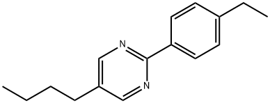 5-Butyl-2-(4-ethylphenyl)pyrimidine  구조식 이미지
