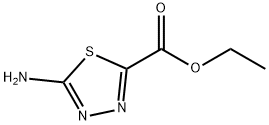 5-AMINO-1,3,4-THIADIAZOLE-2-CARBOXYLIC ACID ETHYL ESTER 구조식 이미지