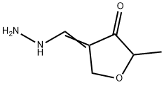 4-(히드라지노메틸리덴)-2-메틸테트라히드로푸란-3-온 구조식 이미지