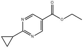 ethyl 2-cyclopropylpyrimidine-5-carboxylate 구조식 이미지