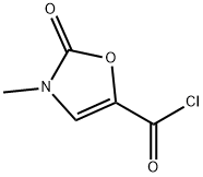 5-Oxazolecarbonyl chloride, 2,3-dihydro-3-methyl-2-oxo- (9CI) Structure