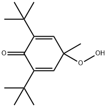 2,6-디-tert-부틸-4-히드로퍼옥시-4-메틸-2,5-시클로헥사디에논 구조식 이미지