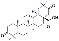 3,21-Dioxooleana-9(11),12-dien-28-oic acid 구조식 이미지