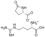 5-oxo-DL-proline, compound with L-arginine (1:1) 구조식 이미지