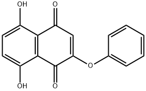 5,8-Dihydroxy-2-phenoxy-1,4-naphthoquinone Structure