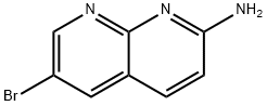 2-AMINO-6-BROMO-1,8-NAPHTHYRIDINE 구조식 이미지