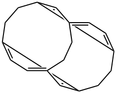 5,6,11,12-테트라하이드로-2,8-에타노디벤조[a,e]사이클로옥텐 구조식 이미지